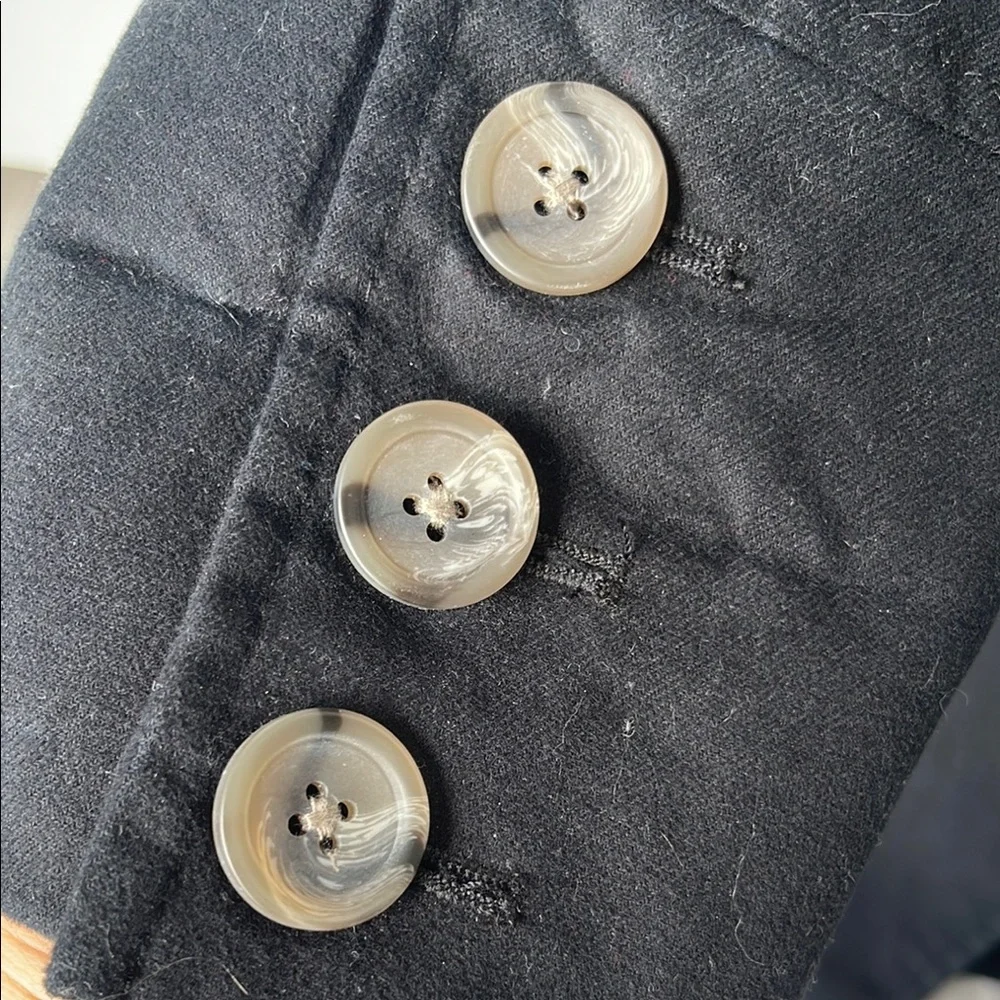 Boden Black Double-Breasted Coat - Picture 6 of 16